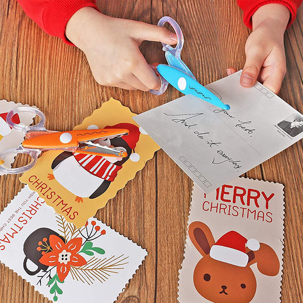 6 Colorful Decorative Paper Edge Scissor Set