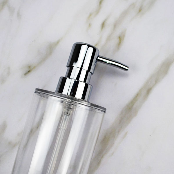 cylinder Acrylic Pump Dispenser soap dispenser