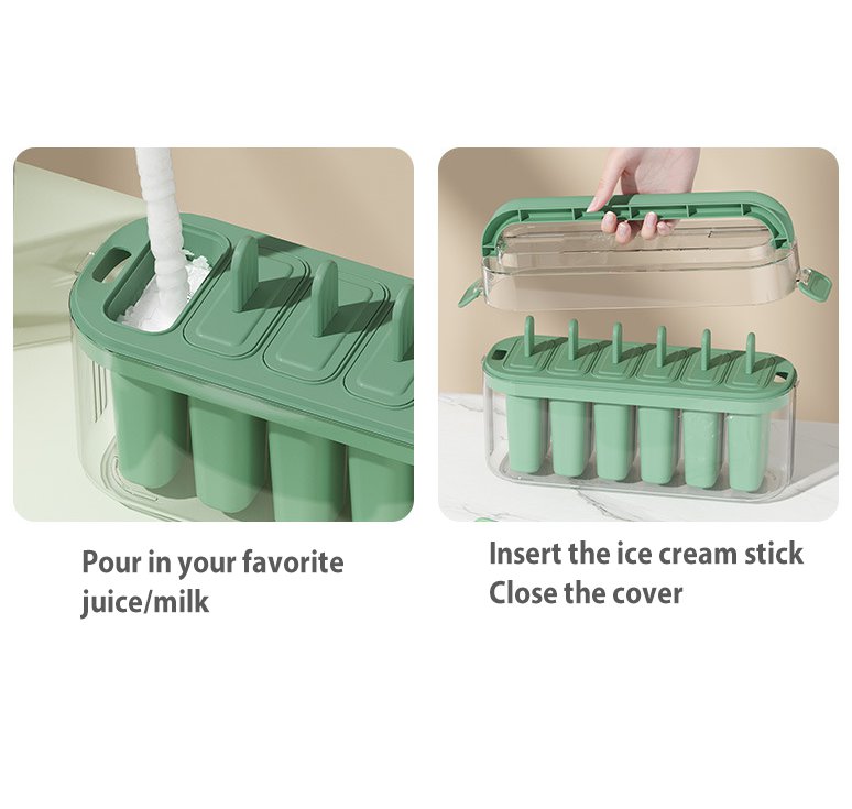 Ice lolly with carry box