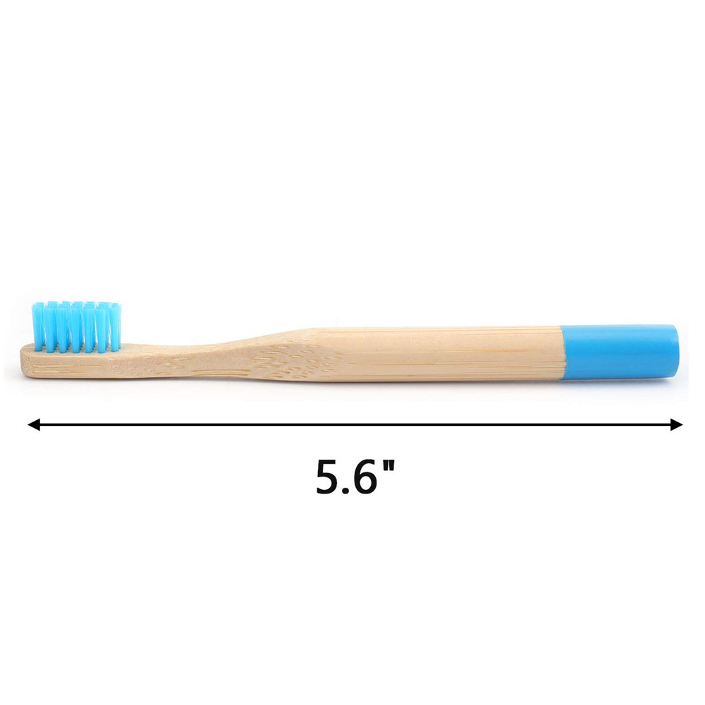10 Colors Set Kids Bamboo Toothbrush