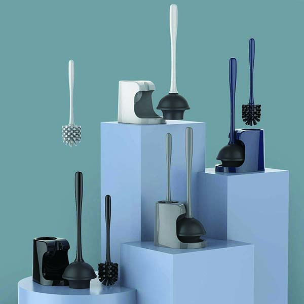 Toilet Brush and  Plunger Set