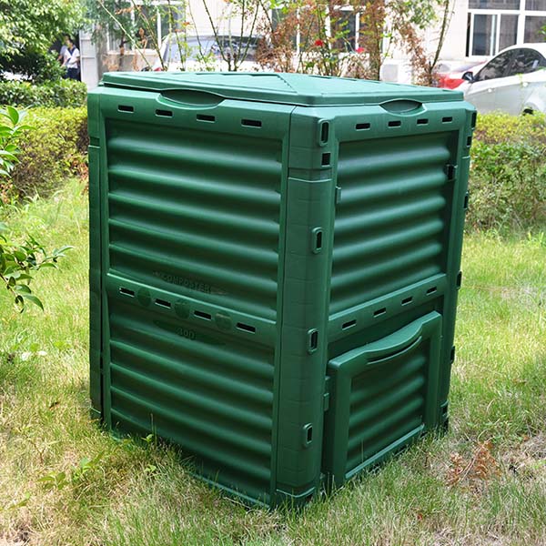 Hard Barrel type plastic compost bin 