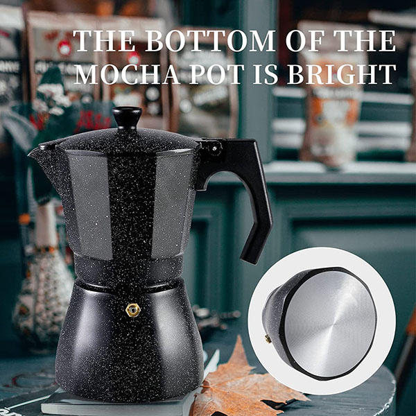 Stone Color Aluminum Moka Pot