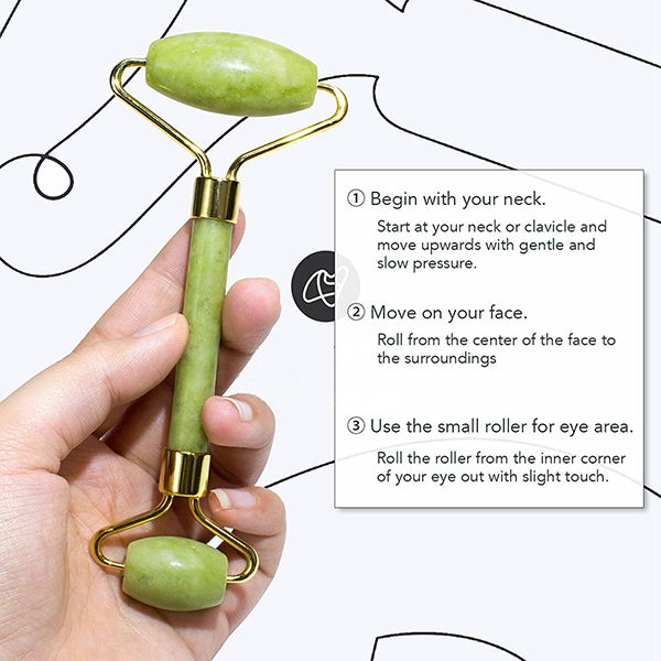 Face Jade Roller & Gua Sha Set 