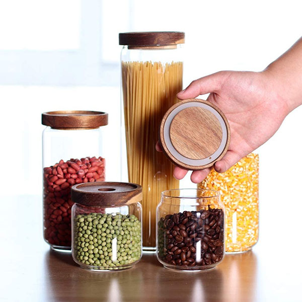 Glass Canisters for the kitchen