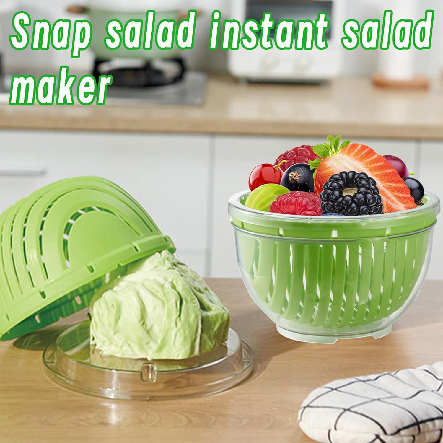 Salad Cutter Bowl