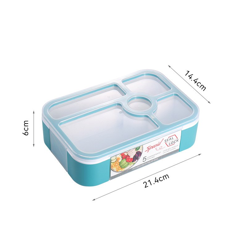 Lunch Box with 5 Compartments