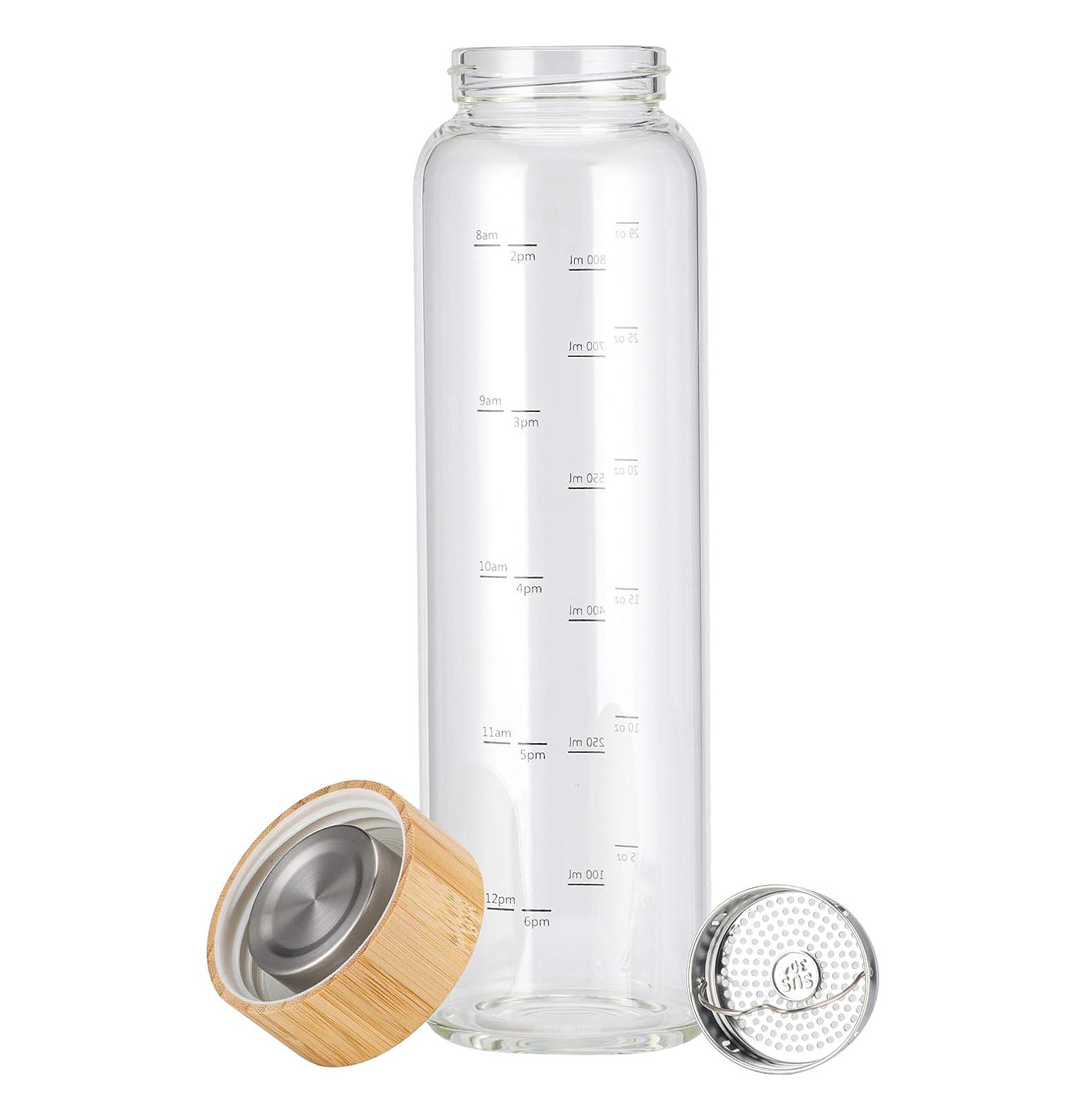 32 oz Wide Mouth with Sleeve Bamboo Lid