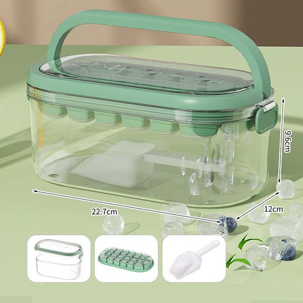Ice cube tray with carry box