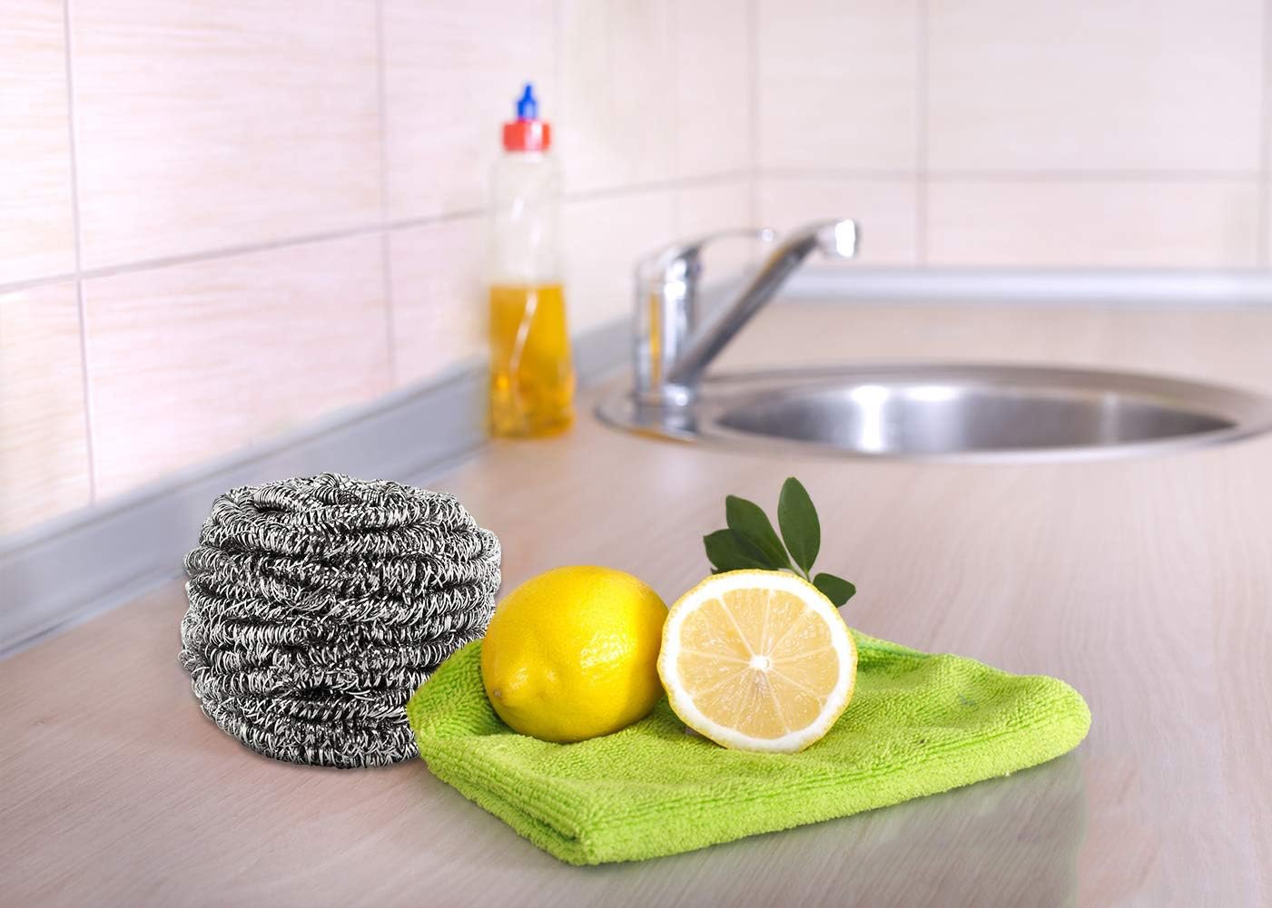 12 Pack Stainless Steel Scourers