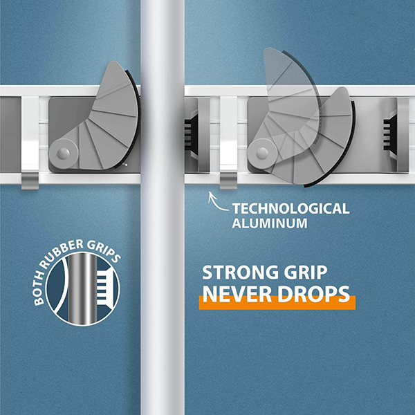 Mop Broom Holder Wall Mount Pantry Organization and Storage 