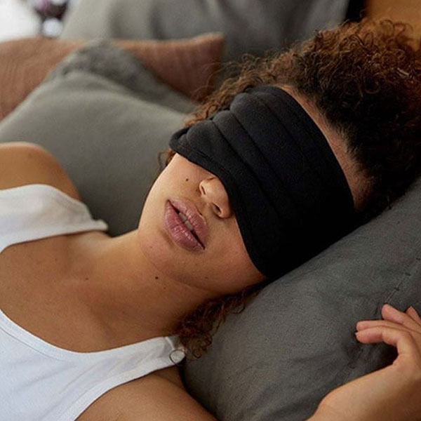 3D Contoured 100% Blackout Eye Mask