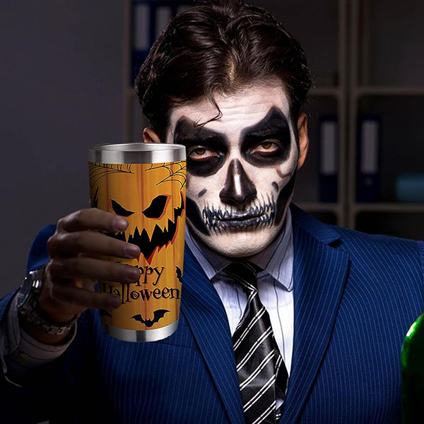 Pumpkin Halloween Tumbler Cup