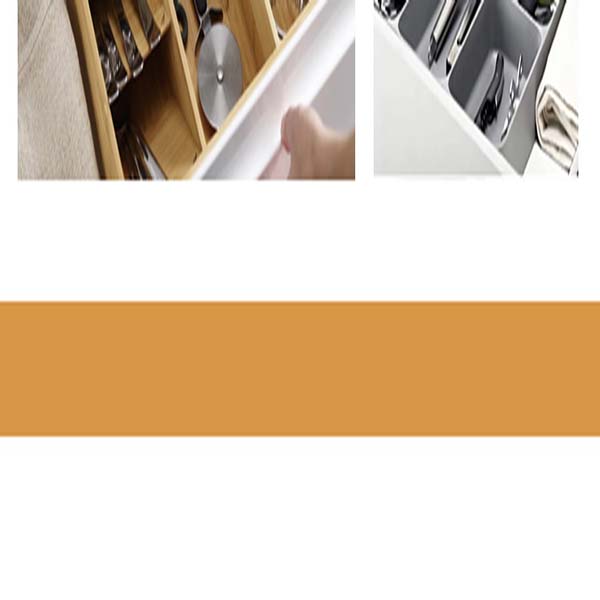  Kitchen Drawer Organizer Tray for Cutlery
