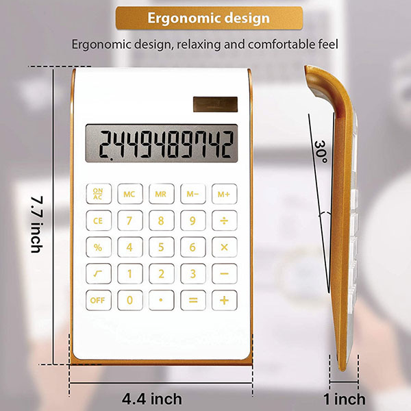 10 Digits Slim Elegant Desktop Calculator