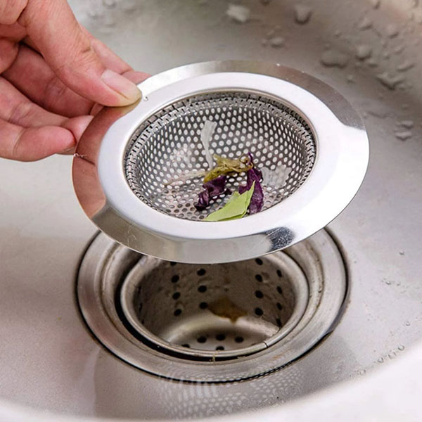 Stainless steel sink strainer