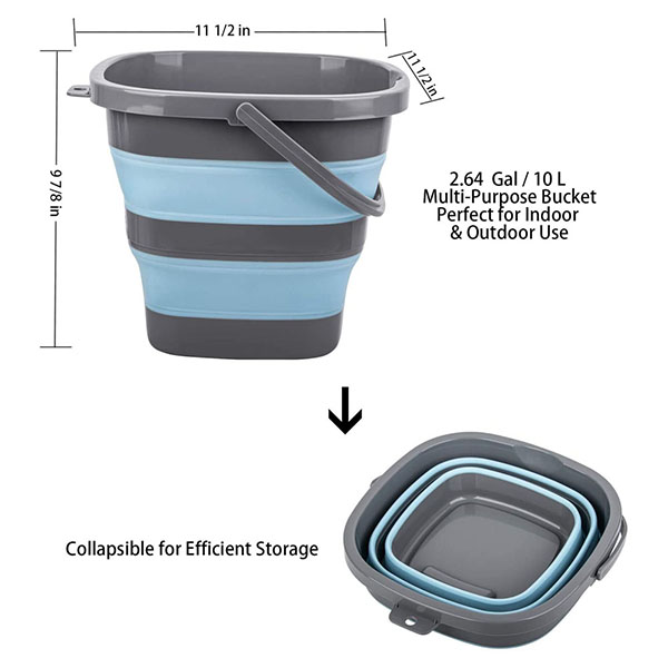 10L collapsible bucket
