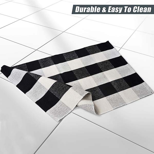 Buffalo Plaid Check Rug Door Mat 
