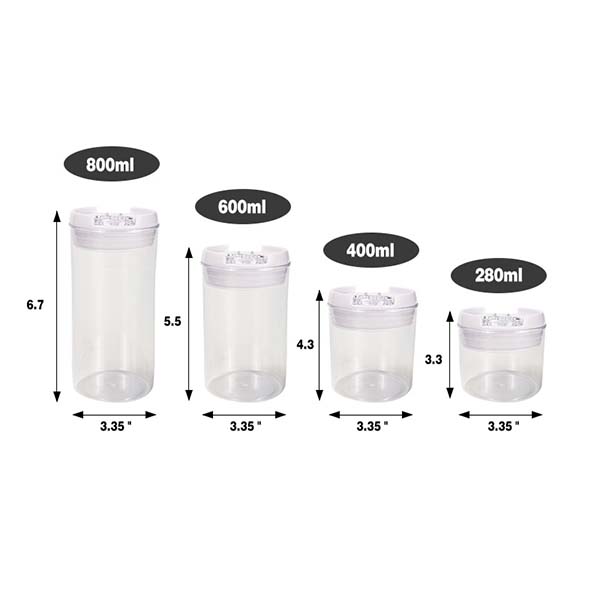 plastic storage box（round）