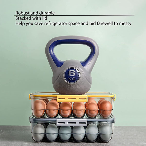 18pcs egg holder with timer