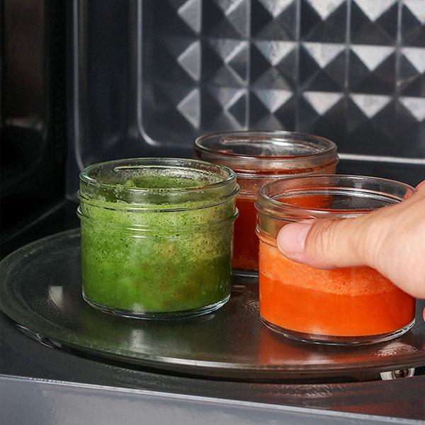 100ml  Glass Baby Food Storage Containers 