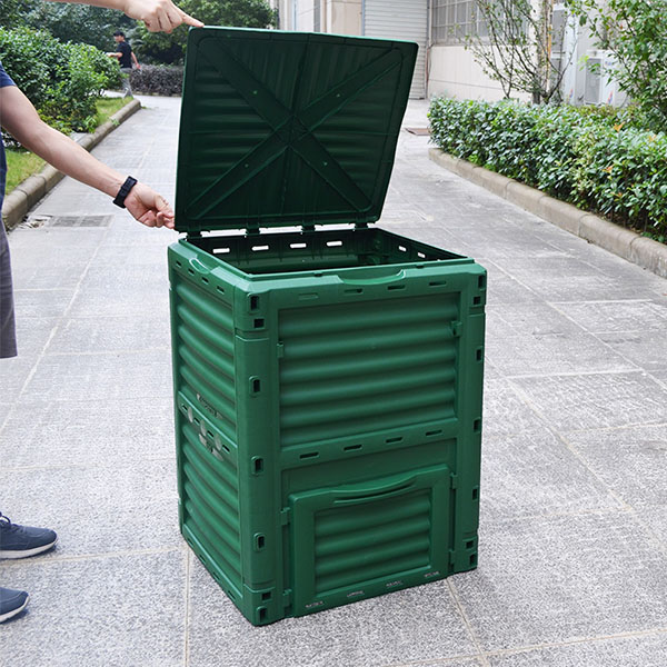 Hard Barrel type plastic compost bin 