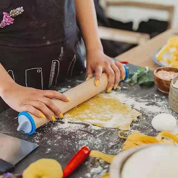 Adjustable Rolling Pin with Removable Rings