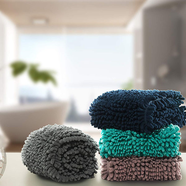 Chenille carpet mat