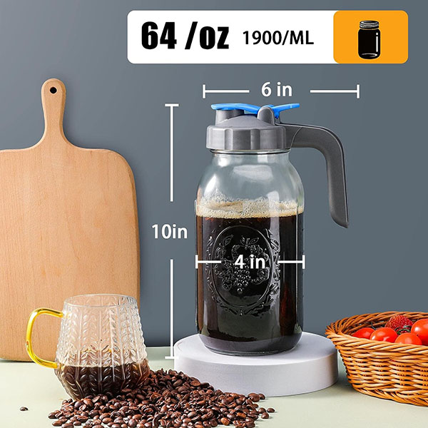 Mason Jar 64 oz Pitche