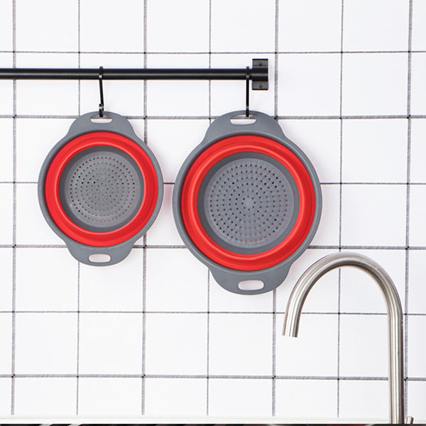round folding sink basket