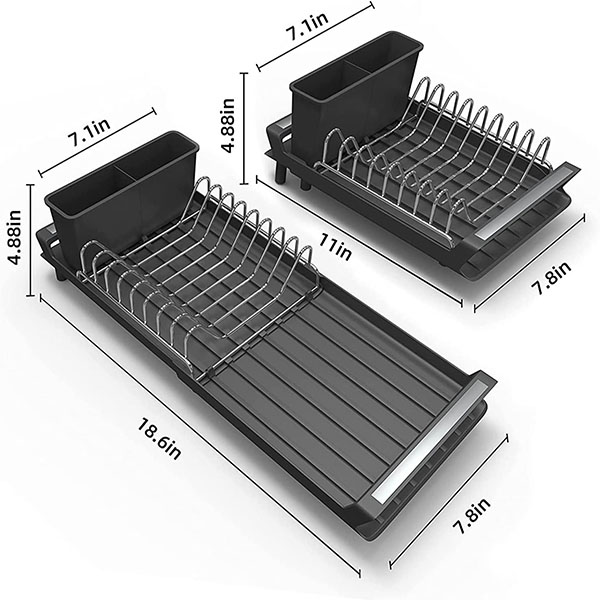 Expandable Dish Drainer Rack