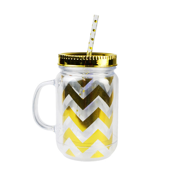 500ml Plastic Mason Jars