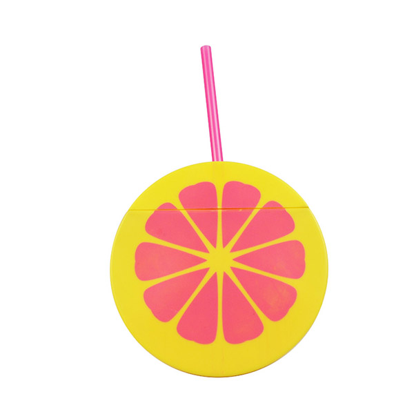 Lemon shape stawer bottle 