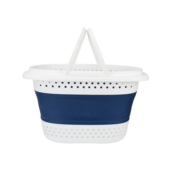collapsible laundry bucket with handle