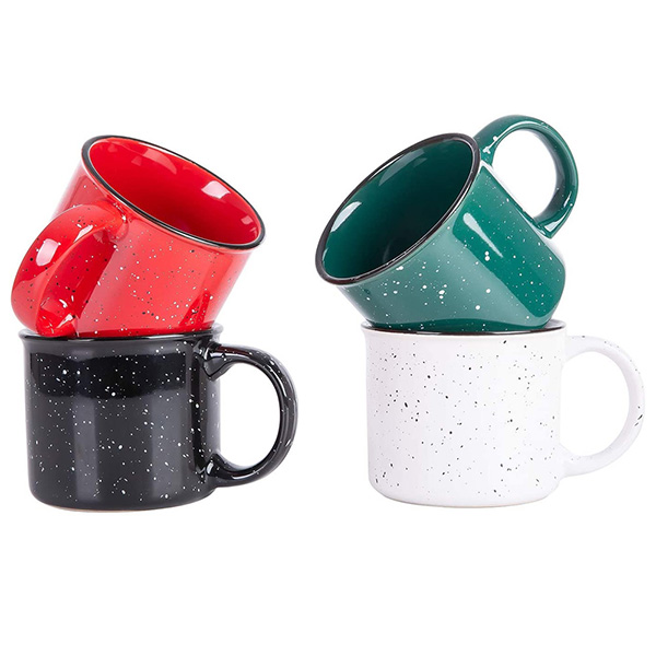 14 ounces Ceramic Speckled Campfire coffee Mug