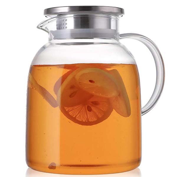 2 Liter 68 Ounces Glass Pitcher with lid