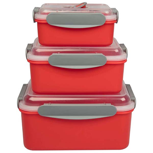 Microwave Food Storage Containers- Set of 3