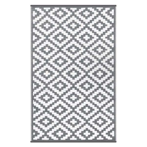  Indoor/Outdoor Reversible Plastic Rug 