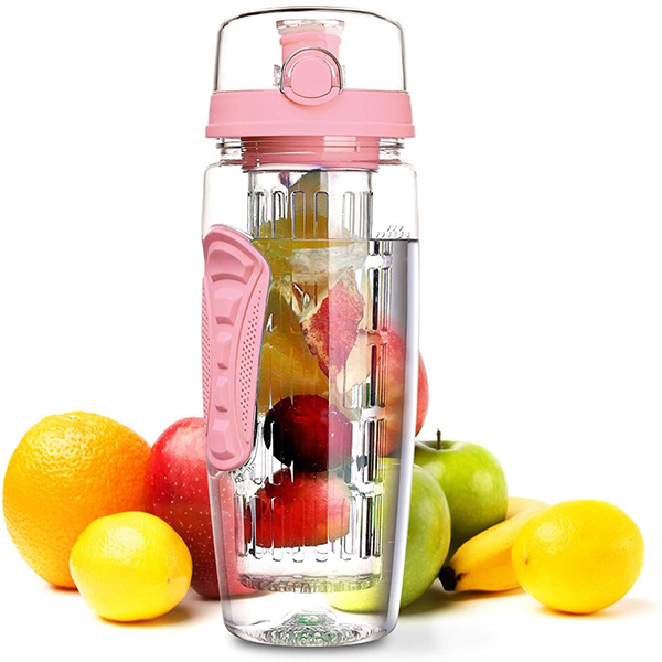 32 OZ Sport Fruit Infuser Water Bottle