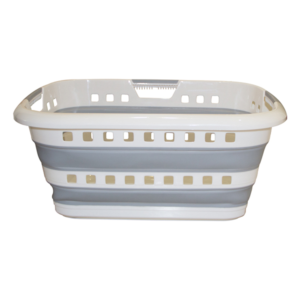 Collapsible laundry basket