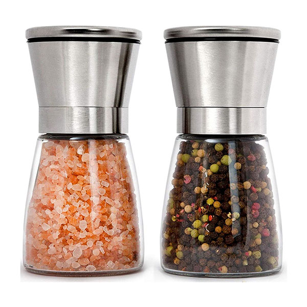 Stainless Steel Salt and Pepper Grinders