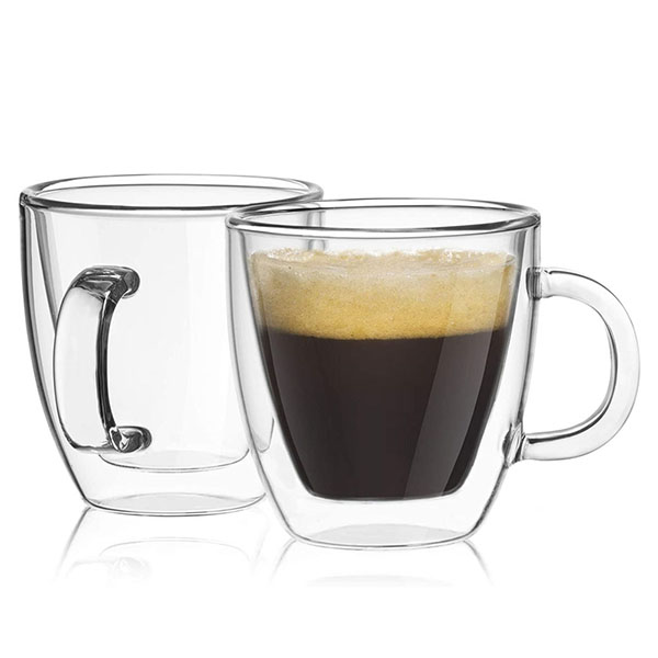 Double Wall Insulated Glasses Espresso Mugs