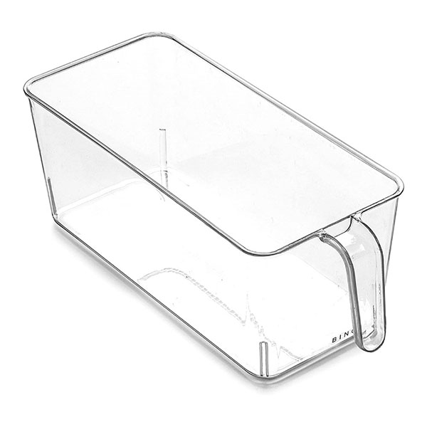 Plastic Freezer Storage Bins with handle