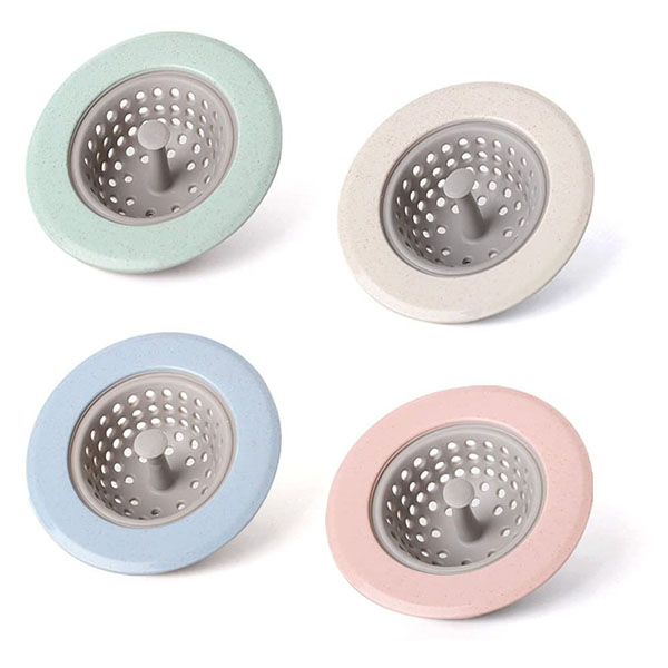 Plastic sink strainer