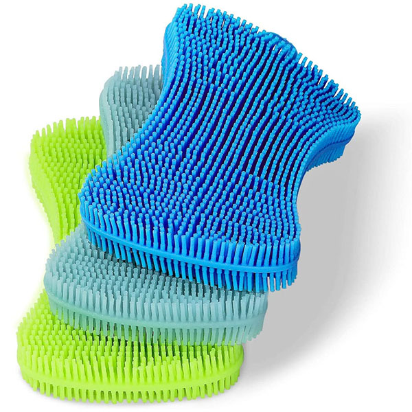 Silicone dish sponge
