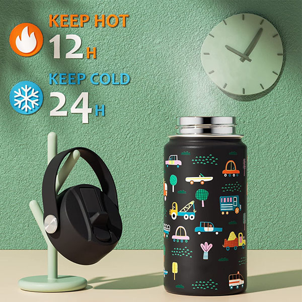 Double Wall Vacuum Stainless Steel Cartoon Kids Cup