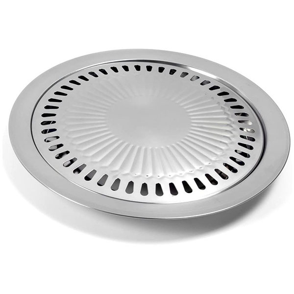 Korean Round Barbecue Grill Pan