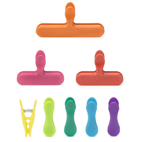 Rainbow Bag Clips
