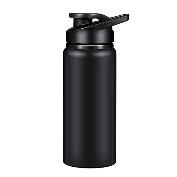 Aluminum sport water bottle with Snap Lids