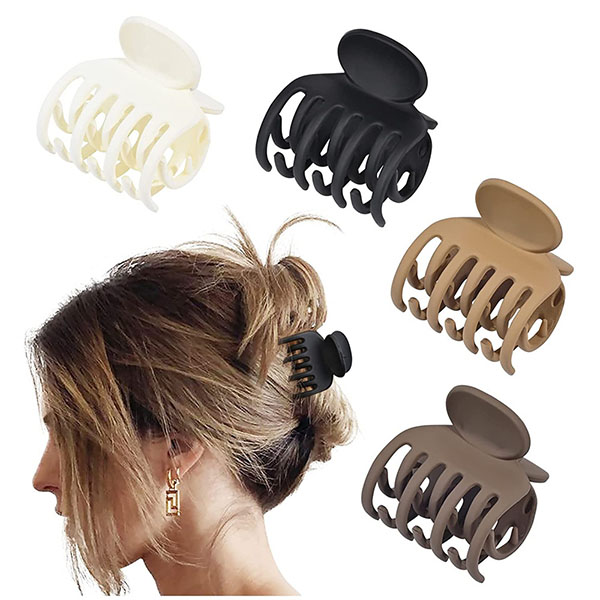 Small Claw Hair Clips for Thin Hair